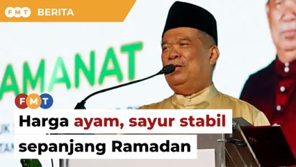 Mat Sabu gembira harga ayam, sayur stabil ketika Ramadan, Syawal