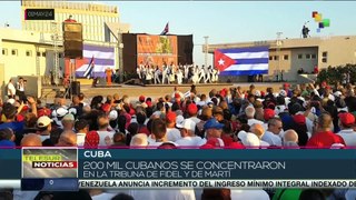 Celebración del Día Internacional de los Trabajadores en Cuba