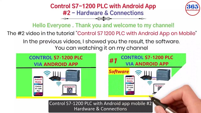 0155 - Control s7 1200 via android app on mobile - Hardware connections