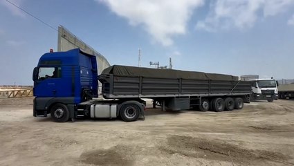 Watch: IDF opens Erez Crossing for first time since October 7 to supply urgent aid to Gaza