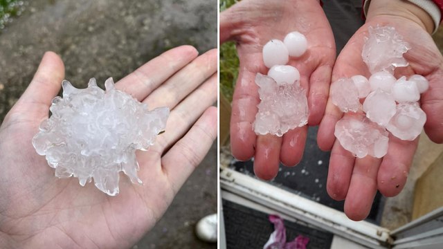 Des « grêlons de la taille d’une balle », pluies diluviennes à Roissy… les images impressionnantes des orages en Île-de-France
