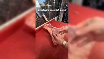 Kasap "Mesleğin karanlık yüzü" diyerek paylaştı: Büyü için kemik istiyorlar