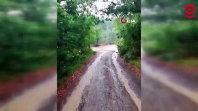 Elazığ’da sağanak yağış etkili oldu: Dereler taştı, tarım arazileri zarar gördü