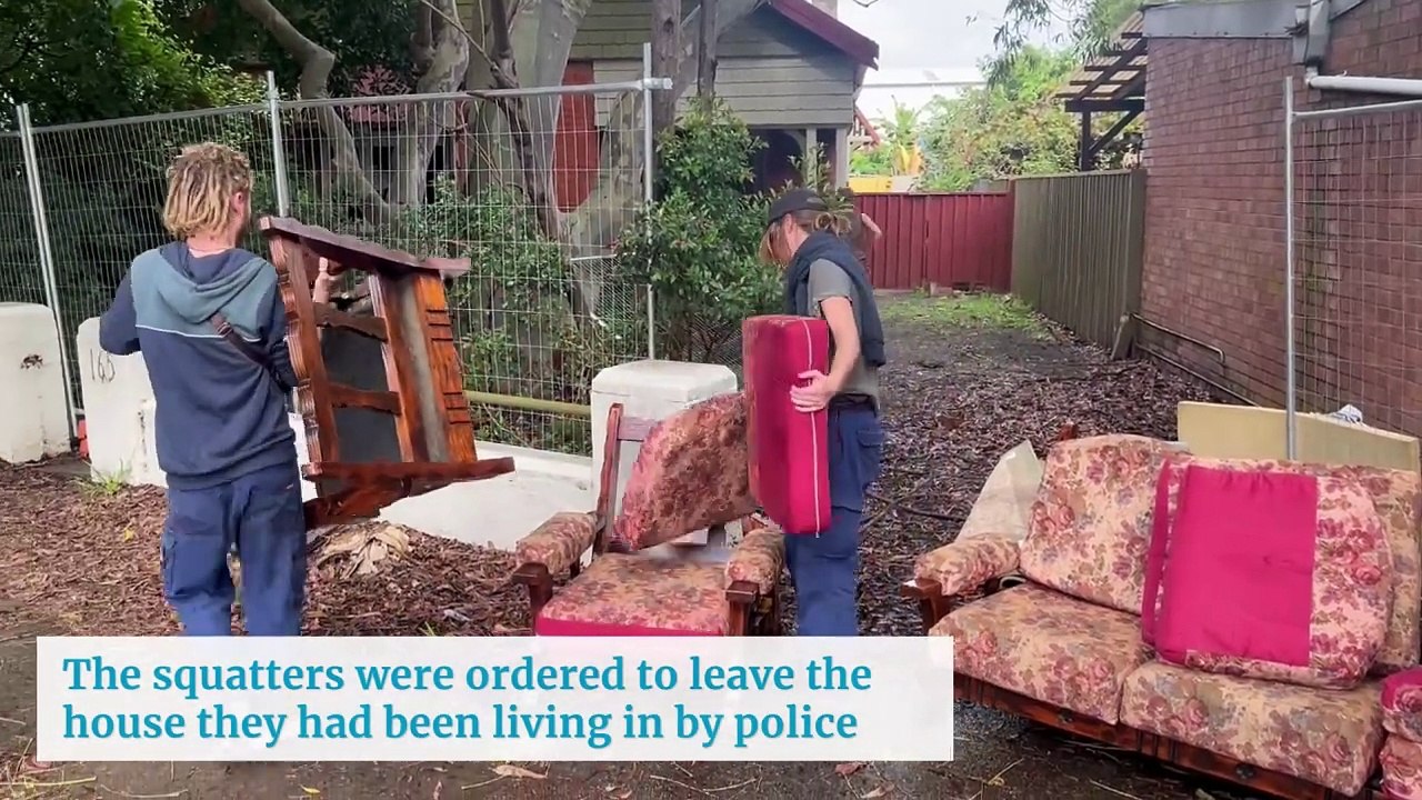 Squatters protest - Newcastle Herald