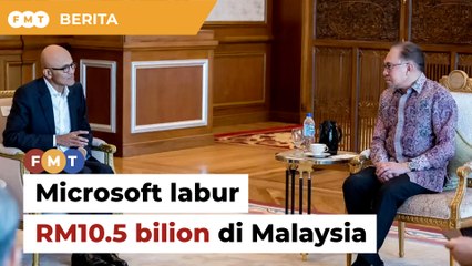 Download Video: Microsoft labur RM10.5 bilion di Malaysia, kata Anwar