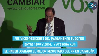 Vidal-Quadras se ofrece al PP para ir en su lista de las elecciones europeas