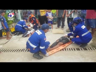 ម៉ូតូហុងដាឌ្រីមបុកពីក្រោយម៉ូតូស៊ុយហ៊្សុយគីវីវ៉ា របួសធ្ងន់២នាក់ ស្រាលម្នាក់