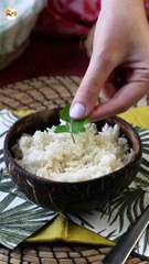 Cómo preparar delicioso arroz con coco 🥥 | Receta fácil y rápida