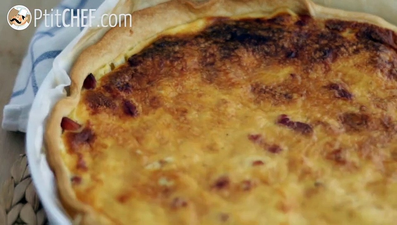 Quiche lorraine de casă, rețeta ușoară