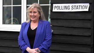 Watch: Conservative London Mayor candidate Susan Hall casts vote in local election