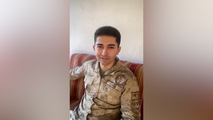 Şehit Astsubay Şen'in, 'Neredesin Sen' türküsünü söylerken görüntüsü ortaya çıktı