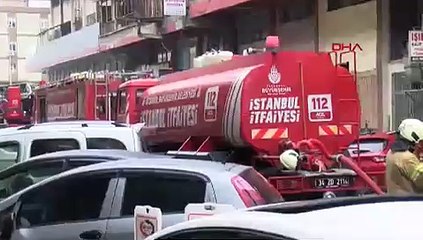 Başakşehir’de iş yerindeki patlama kameraya yansıdı