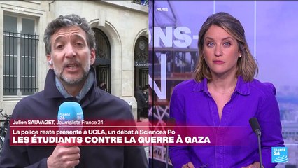 Les étudiants contre la guerre à Gaza : après les tensions, un dialogue s'est ouvert