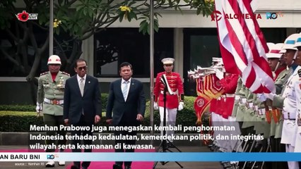 Menhan RI Prabowo Subianto Terima Kunjungan Kehormatan Menteri Pertahanan Malaysia