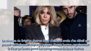 Brigitte Macron  ce détail tendance qui fait mouche sur sa dernière chemise Vuitton jamais portée