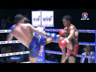 ការប្រកួតប្រដាល់ "គុនខ្មែរប៉ុស្តិ៍លេខ៥" គូរអន្តរជាតិទី៣ ម៉ន ព្រហ្មម៉ាញ Vs នៀវ វាំងចាន់(ថៃ)
