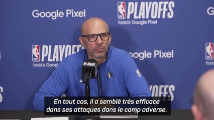 Mavs - Kidd : "Malgré son genou et sa maladie, Doncic a été incroyable"