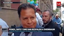 Líderes sindicales respaldan a Claudia Sheinbaum en el Día del Trabajo