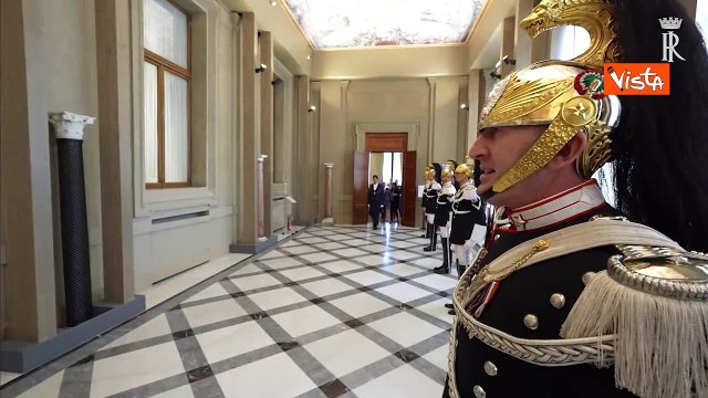 Al Quirinale incontro tra presidente Mattarella e Re Abdullah II del Regno Hashemita di Giordania