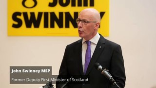 John Swinney announces he will run for SNP leader