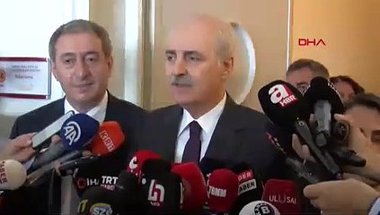 Numan Kurtulmuş, Dem Parti'yi ziyareti sonrasında açıklamalarda bulundu