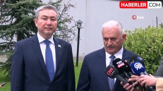 Binali Yıldırım Kazakistan Büyükelçiliği'ne ziyarette bulundu