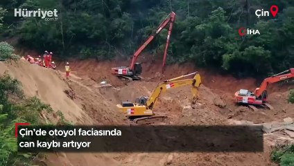 Çin’de otoyol faciasında can kaybı artıyor