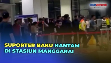 Dua Kelompok Suporter Baku Hantam di Stasiun Manggarai, Penumpang KRL Panik