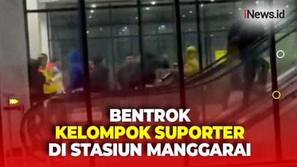 Kronologi Bentrok Suporter di Stasiun Manggarai Ternyata Berlanjut di Stasiun Cikarang
