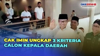 Cak Imin Ungkap 3 Kriteria Calon Kepala Daerah yang akan Diusung PKB, Apa Saja?