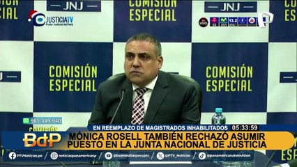 Mónica Rosell se suma a Abraham Siles y declina asumir puesto de la JNJ