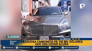 ¡Increíble! César Acuña se moviliza en vehículo valorizado en 350 mil dólares