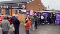 Worthing FC fans queue for ticket to play-off final after website crash chaos