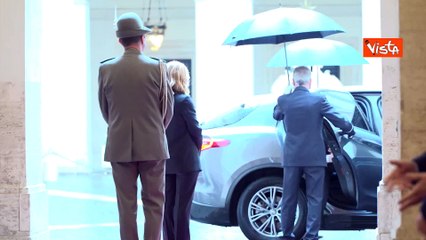 Meloni riceve a Palazzo Chigi il Re Abdullah II del Regno Hashemita di Giordania