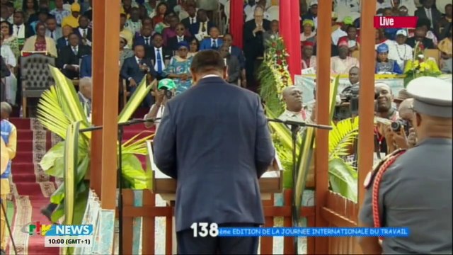 DEFILE 138 FETE DU TRAVAIL - Discours de Ministre du Travail et de la Securité Sociale - 1er Mai 2024