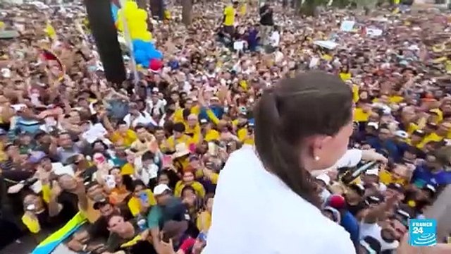 Venezuela: María Corina Machado hace campaña por Edmundo González