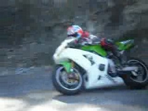 course de cote moto de carros zx6rr k3