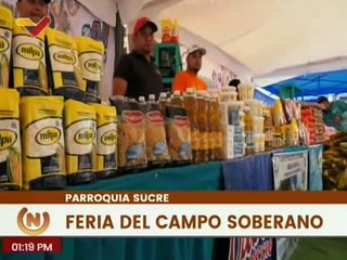 Gran Misión Igualdad y Justicia beneficia a habitantes de la pqa. Sucre con Feria del Campo Soberano
