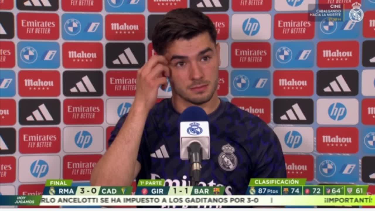 Declaraciones de Brahim tras su golazo al Cádiz