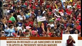 Pueblo de Monagas se moviliza en contra de los bloqueos de EE. UU. y en apoyo al pdte.Maduro