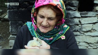 70 yaşındaki Hame Ayva sincaplara annelik yapıyor