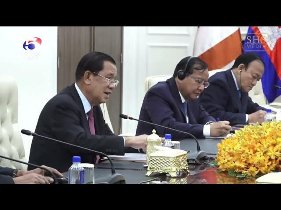 សម្ដេចតេជោ ហ៊ុន សែន ទទួលជួបពិភាក្សាការងារជាមួយ ឯកឧត្តម វ៉ាង យី (Wang Yi) រដ្ឋមន្ត្រីការបរទេសចិន