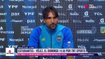 Diego Martínez después de la eliminación de Boca ante Estudiantes: 