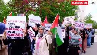 Eskişehir Osmangazi Üniversitesi Öğrencileri Filistin'e Destek Yürüdü