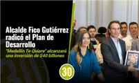 El alcalde de Medellín Federico Gutiérrez radicó el Plan de Desarrollo que alcanzará una inversión de $40 billones