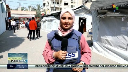 Palestinos instalan tiendas de campaña para atender pacientes en Gaza
