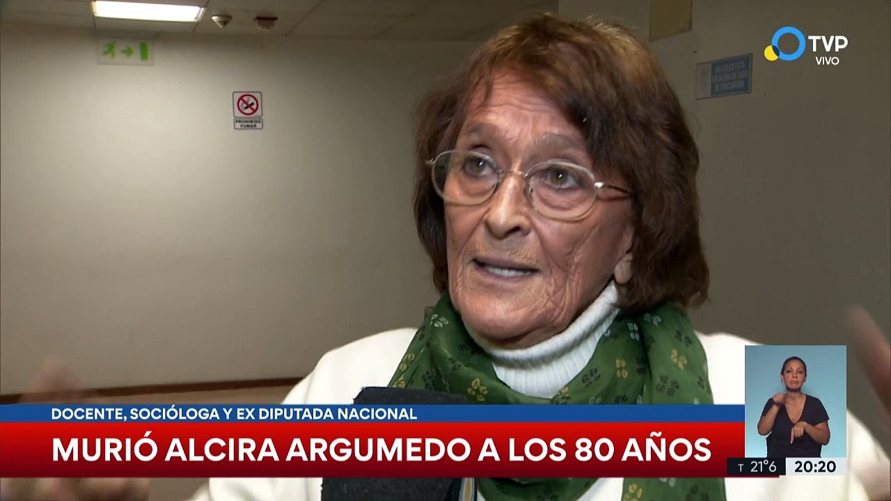 Murió la intelectual y exdiputada Alcira Argumedo