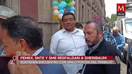 Líderes sindicales respaldan a Claudia Sheinbaum en estas elecciones 2024