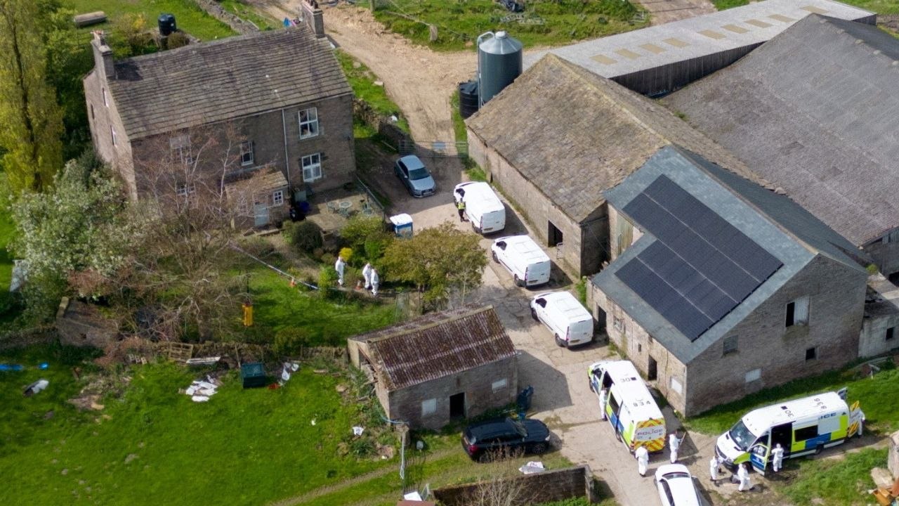 First pictures show farm at the centre of deadly shoot-out that left man dead