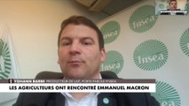 Yohann Barbe : «On a eu des messages plutôt positifs de la part d'Emmanuel Macron, en revanche, on attend quelque chose qui arrive rapidement sur nos exploitations»